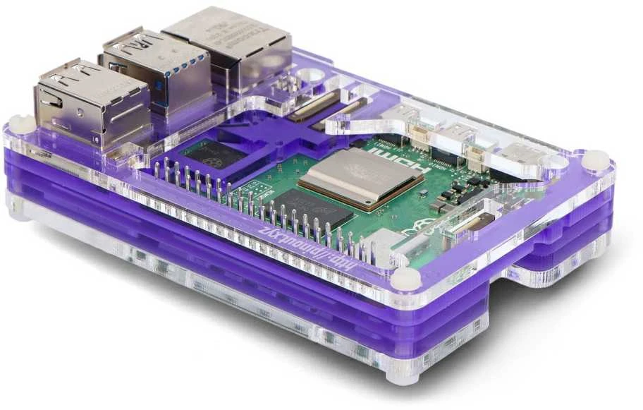 Pibow Coupe 5 dėklas – violetinis akrilinis modelis