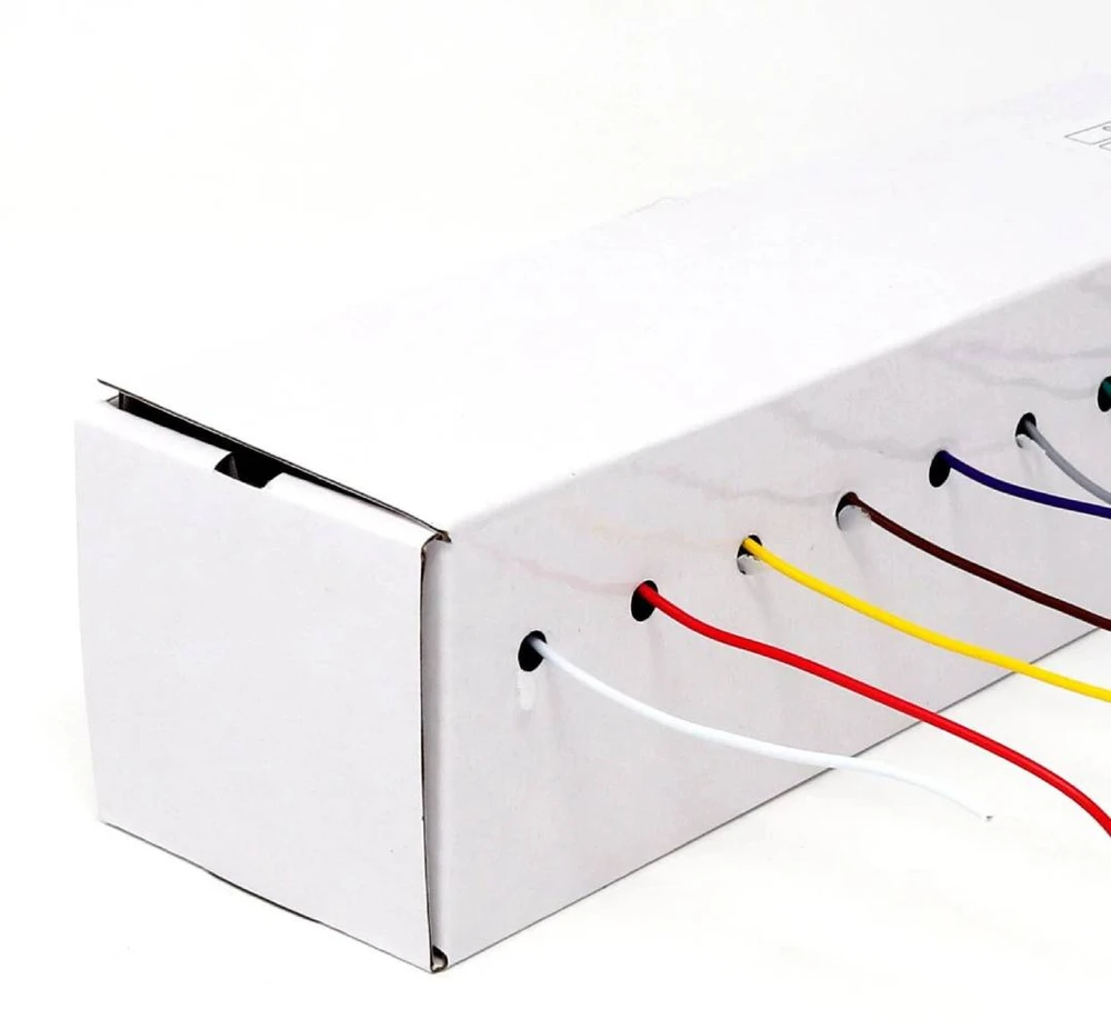 Pihut 22AWG laidų rinkinys - įvairios spalvos - 7.6 m x 10 vnt.