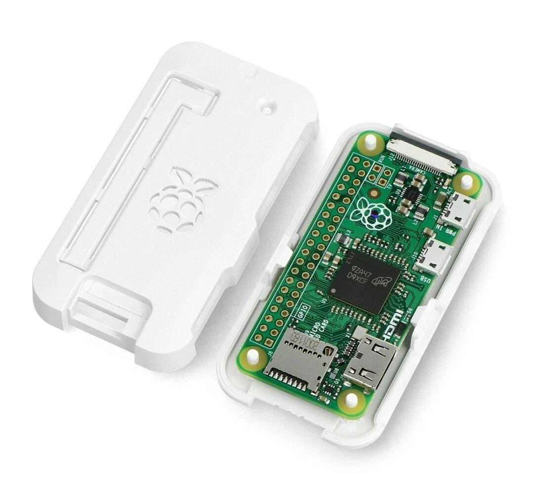 Pihut Raspberry Pi Zero Premium dėklas - baltas