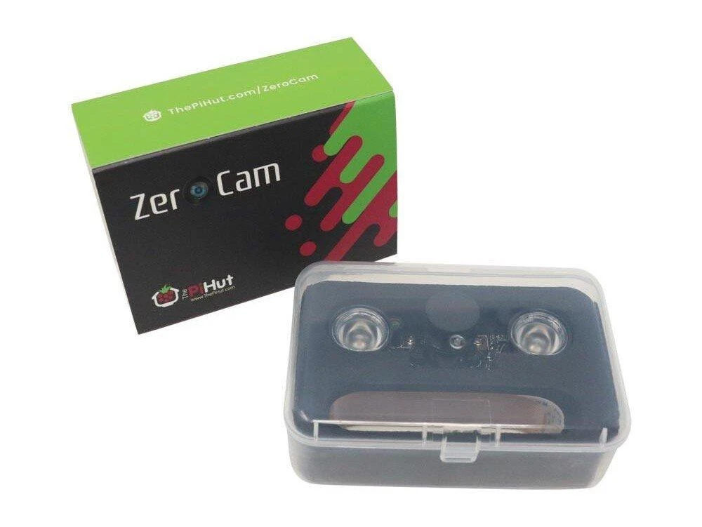 PiHut ZeroCam NightVision FishEye - 5Mpx naktinė Fisheye kamera - skirta Raspberry Pi