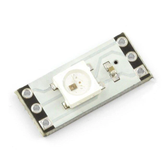 WS2812B RGB LED modulis su kontaktų jungtimis
