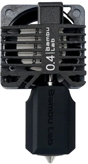 „Bambu Lab“ pilnas karšto antgalio mazgas su grūdinto plieno antgaliu 0,4 mm, X1C