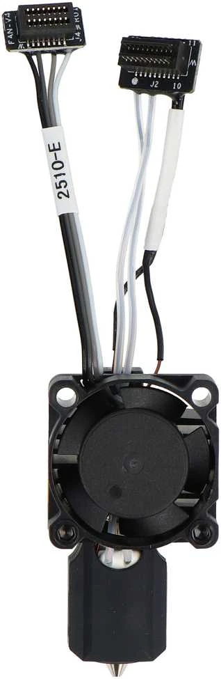Bambu Lab X1E 0.8mm hotend su aušinimo ventiliatoriumi