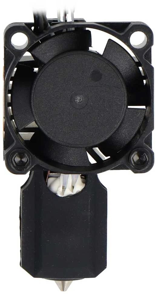 Bambu Lab X1E hotend su ventiliatoriumi