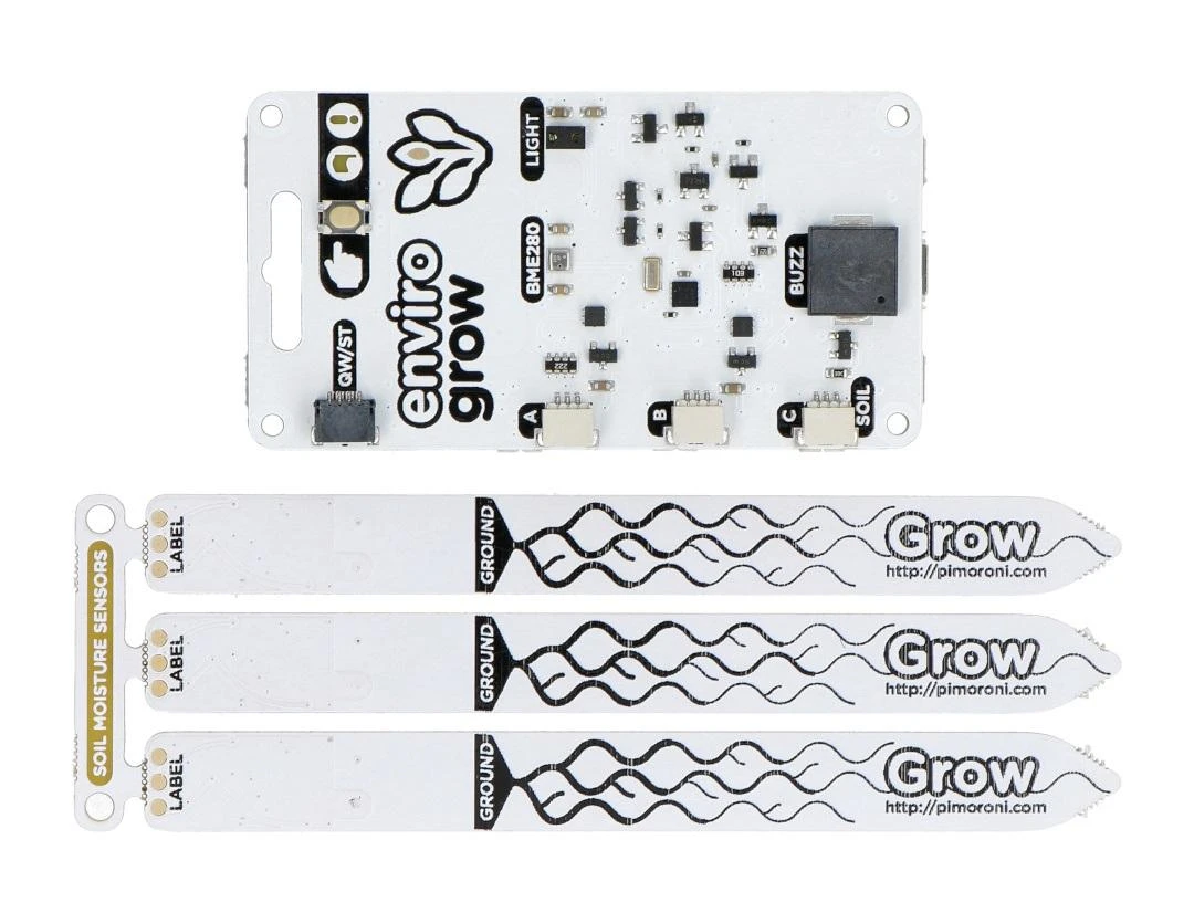 Pimoroni Enviro Grow su Raspberry Pi Pico W + priedų rinkinys