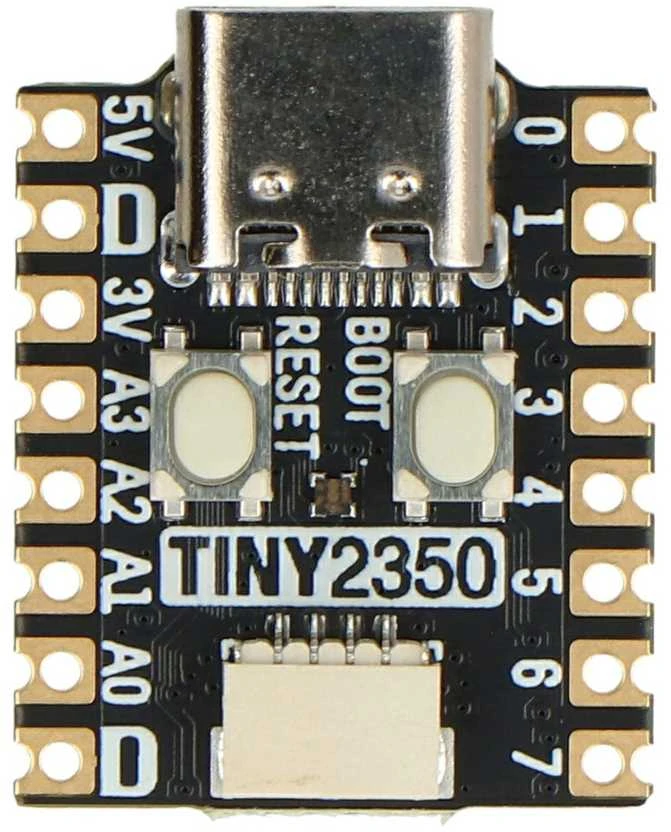 Pimoroni Tiny 2350 4MB - kūrimo plokštė - Pimoroni PIM721