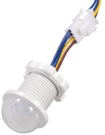 PIR infraraudonųjų spindulių judesio jutiklis - 230V - 20mm - judesio detektorius - LED