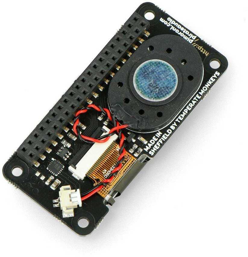 Pirate Audio Speaker, garsiakalbis su ekranu, DAC, skirtas Raspberry Pi, Pimoroni PIM485