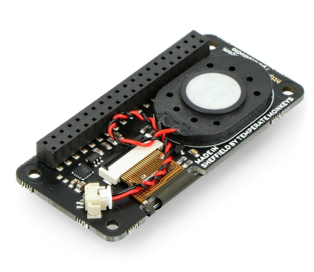 Pirate Audio Speaker, garsiakalbis su ekranu, DAC, skirtas Raspberry Pi, Pimoroni PIM485