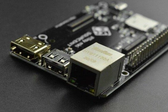 PiTray mini modulis: RJ45 ir HDMI jungtys
