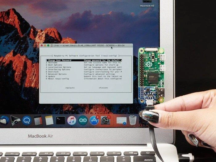 PiUART, keitiklis USB-UART, skirtas Raspberry Pi, Adafruit 3589