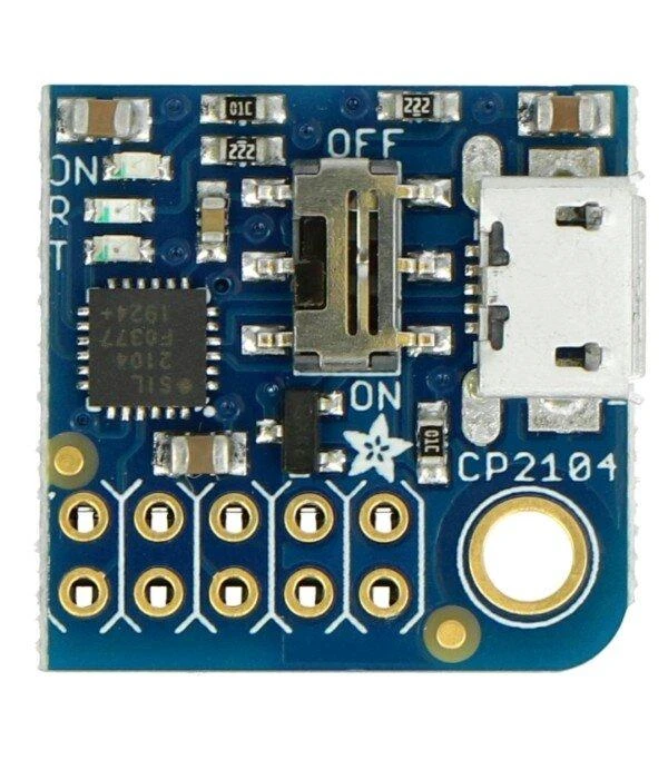 PiUART keitiklis su micro-USB jungtimi