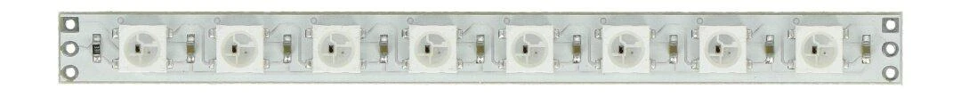 Oem Pixel x8 modulis su adresuojamais RGB šviesos diodais WS2812B 5050 - 89 mm