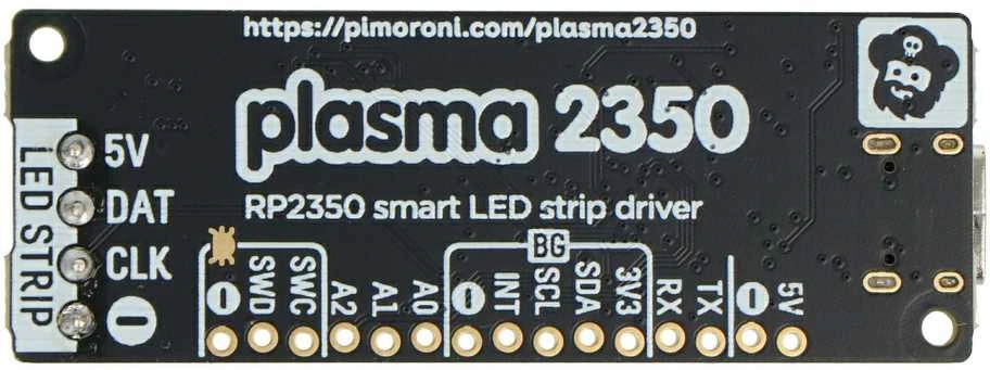 Plasma 2350 – adresuojamas RGB LED valdiklis – PiMoroni PIM723
