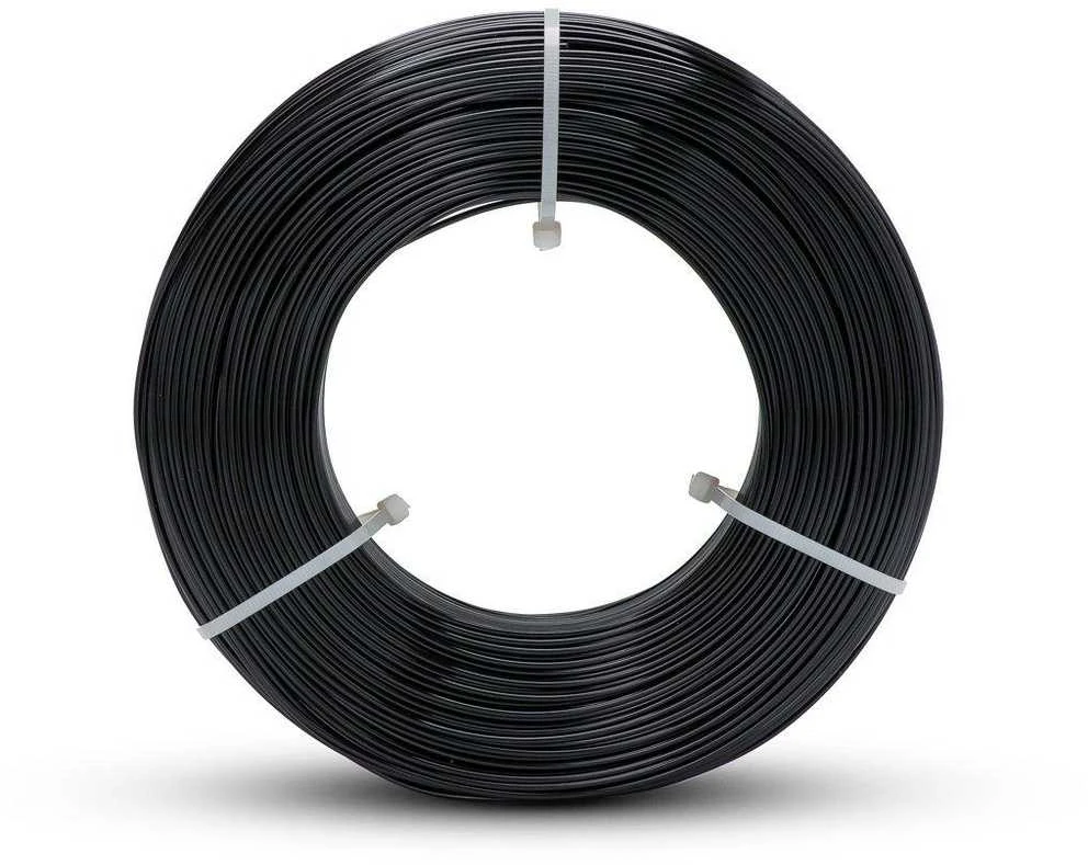 Fiberlogy PCTG juodas siūlas ritėje be šerdies