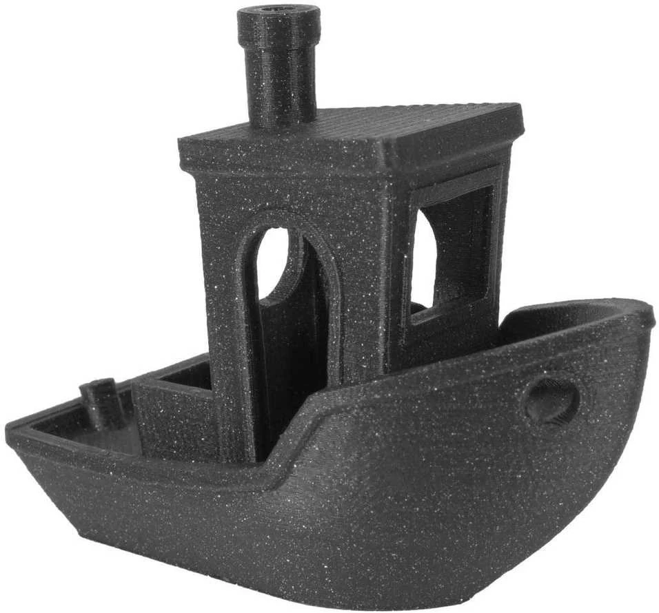 3D spausdintas laivelis iš Galaxy juodo PLA