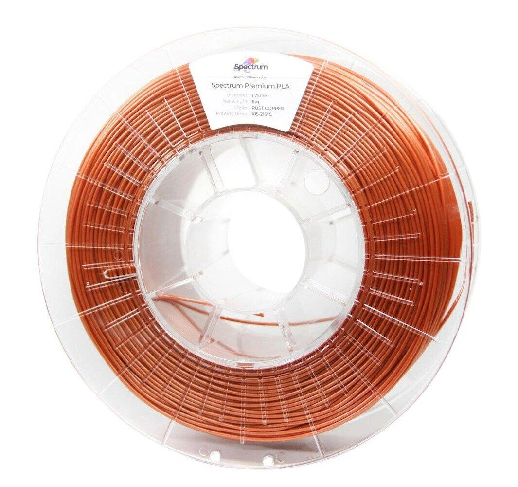 Spectrum PLA kaitinimo siūlas 1,75mm vario spalvos ritė