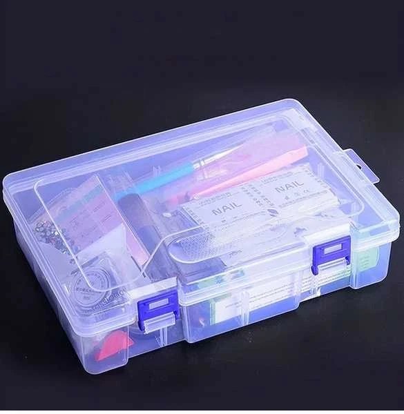 Oem Plastikinė dėžutė 230x160x60mm - uždaras konteineris - Organizatorius