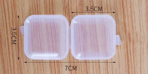 Oem Plastikinė dėžutė 35x35x18mm - uždara talpa