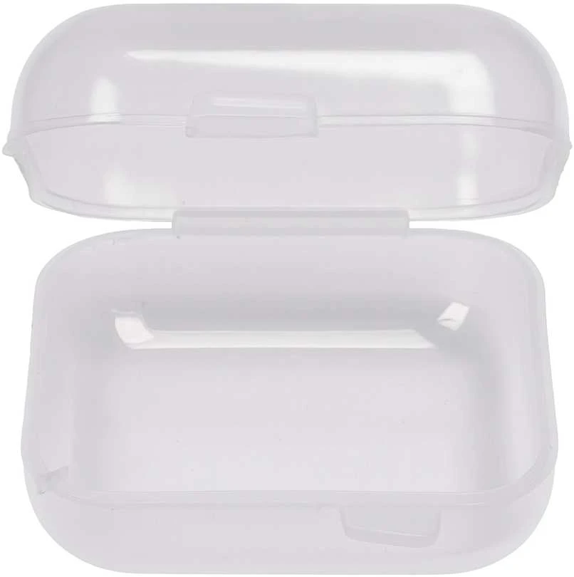 Plastikinė dėžutė 35x35x18mm - uždaras konteineris - Organizatorius
