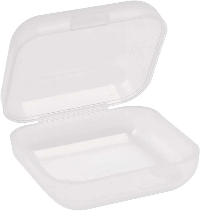 Plastikinė dėžutė 35x35x18mm - uždaras konteineris - Organizatorius