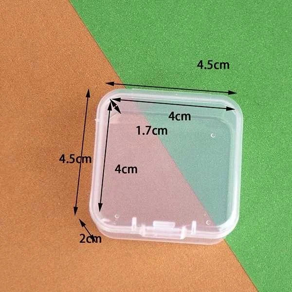Oem Plastikinė dėžutė 45x45x20mm - uždaras konteineris - Organizatorius