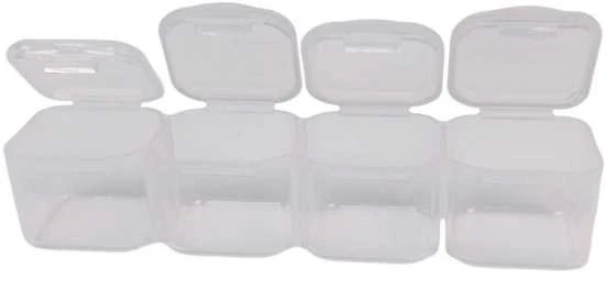 Oem Plastikinė dėžutė - 55x45x15 mm - Rakinamas konteineris - Tvarkyklės