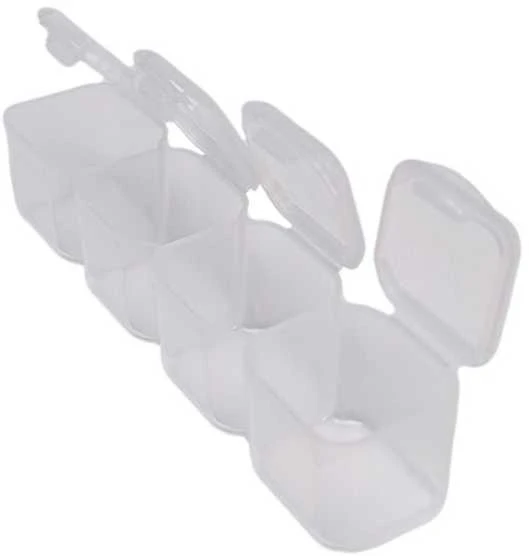 Oem Plastikinė dėžutė - 55x45x15 mm - Rakinamas konteineris - Tvarkyklės