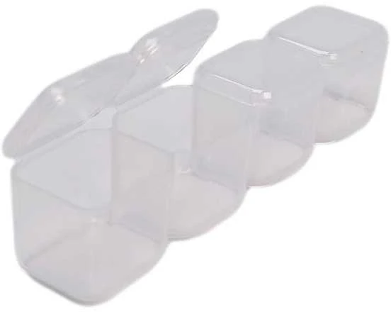 Oem Plastikinė dėžutė - 55x45x15 mm - Rakinamas konteineris - Tvarkyklės