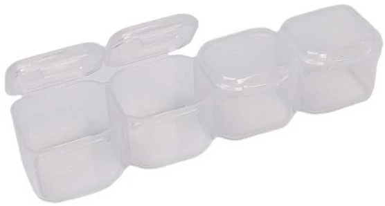 Oem Plastikinė dėžutė - 55x45x15 mm - Rakinamas konteineris - Tvarkyklės