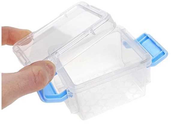 Oem Plastikinė dėžutė - 55x45x15 mm - Rakinamas konteineris - Tvarkyklės