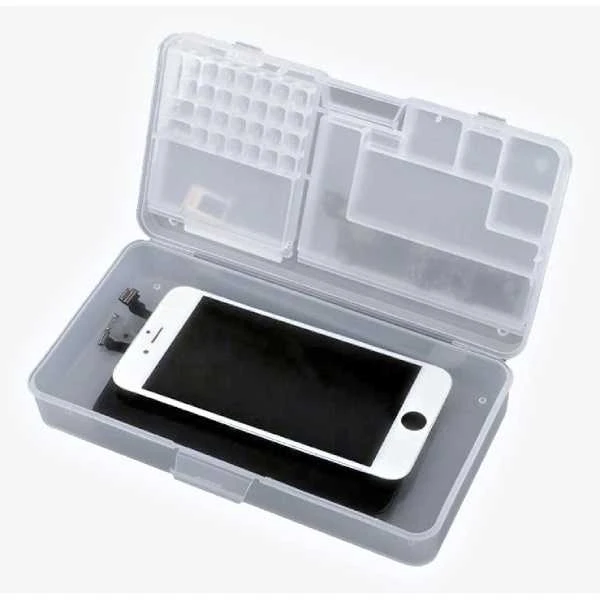 Plastikinė dėžutė - 55x45x15mm - Uždara talpykla - Organizatorius