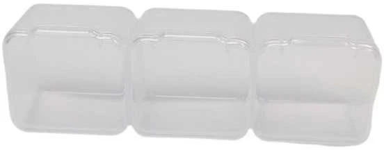 Plastikinė dėžutė - 55x45x15mm - Uždara talpykla - Organizatorius