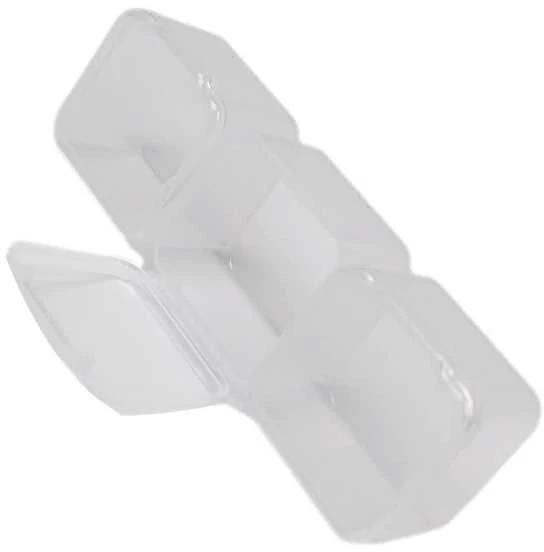 Plastikinė dėžutė - 55x45x15mm - Uždara talpykla - Organizatorius