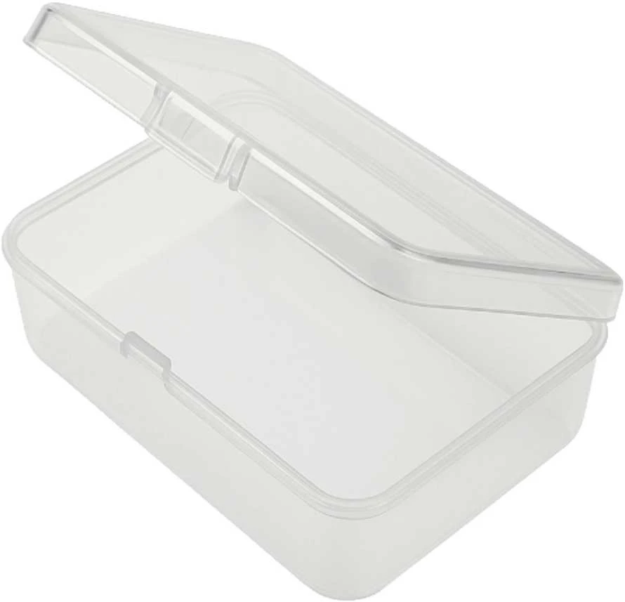 Plastikinė dėžutė - 55x45x15mm - Uždara talpykla - Organizatorius
