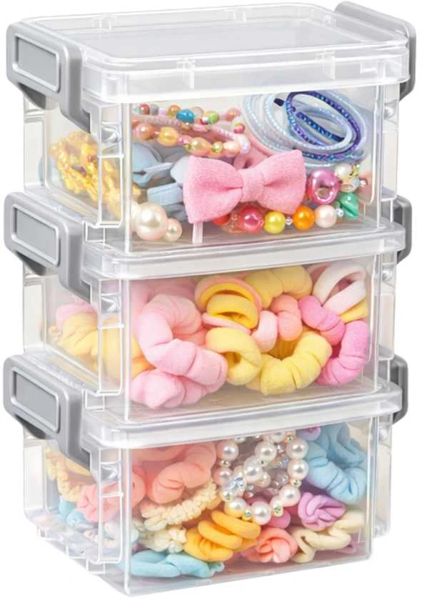 Plastikinė dėžutė - 55x45x15mm - Uždara talpykla - Organizatorius