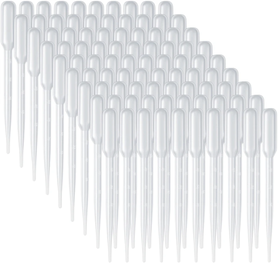 Plastikinė pipetė - lašintuvas, dozatorius, pipetė 2 ml, 100 vnt., su gradacija