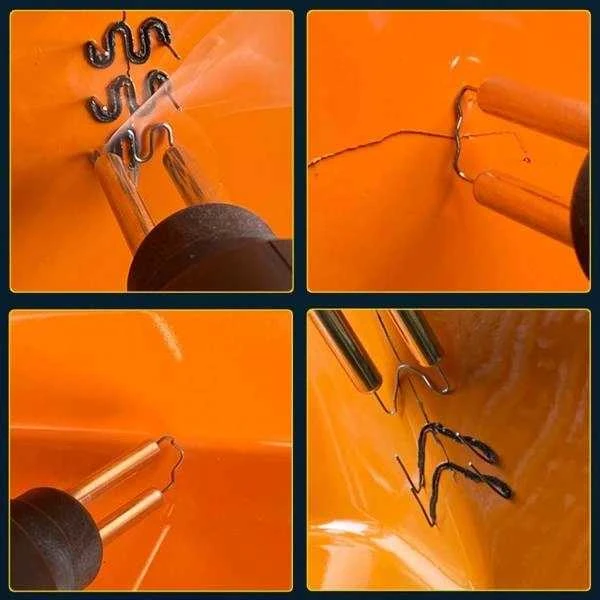 Oem Plastikiniai kabės - V vidinis kampas 0.8 mm - Kabės suvirinimo aparatui - 100 vnt
