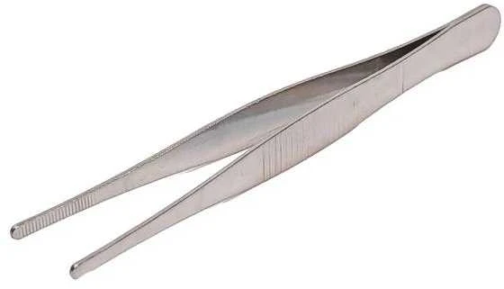 Oem Plastikiniai pincetai - 11 cm - lenkti - universalūs pincetai