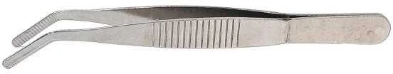 Oem Metalinis pincetas - 11 cm - lenkti - universalūs pincetai