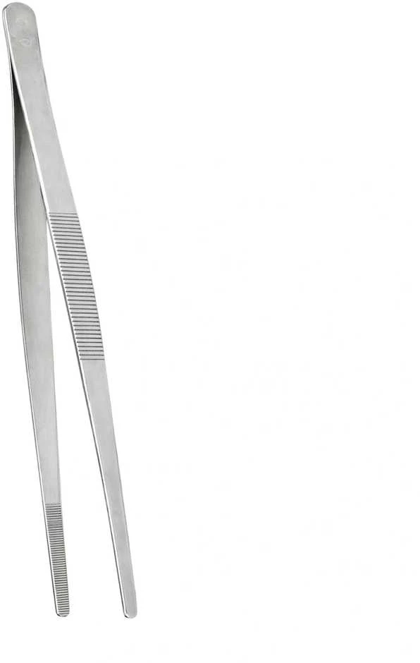 Plastikiniai pincetai - 11 cm - lenkti - universalūs pincetai