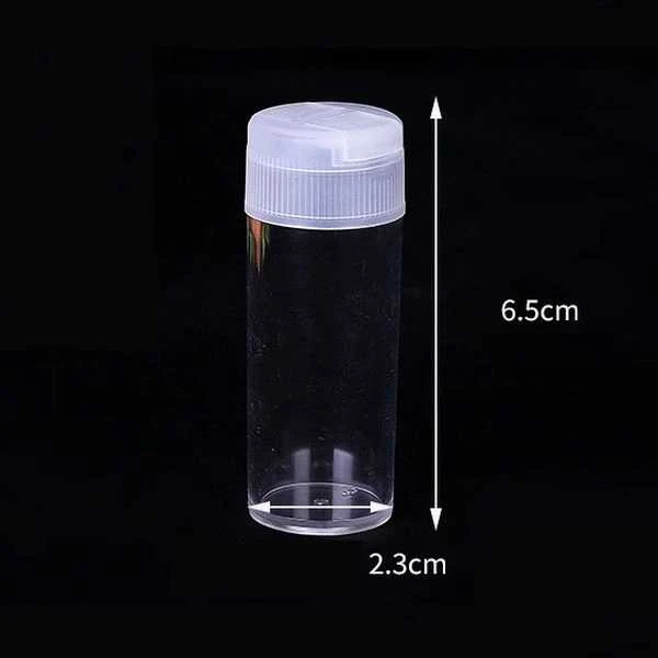 Oem Plastikinis butelis su dvigubu uždoriu 2.3x6.5 cm -