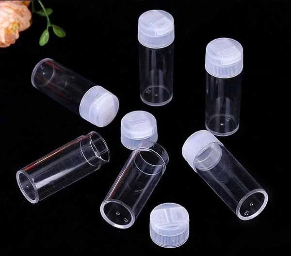 Oem Plastikinis butelis su dvigubu uždoriu 2.3x6.5 cm -