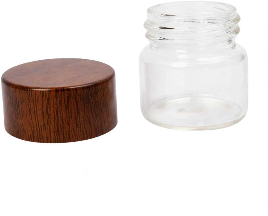 Plastikinis butelis su metaliniu dangteliu 30ml - mėginio buteliukas