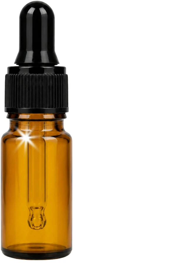 Plastikinis butelis su metaliniu dangteliu 30ml - mėginio buteliukas