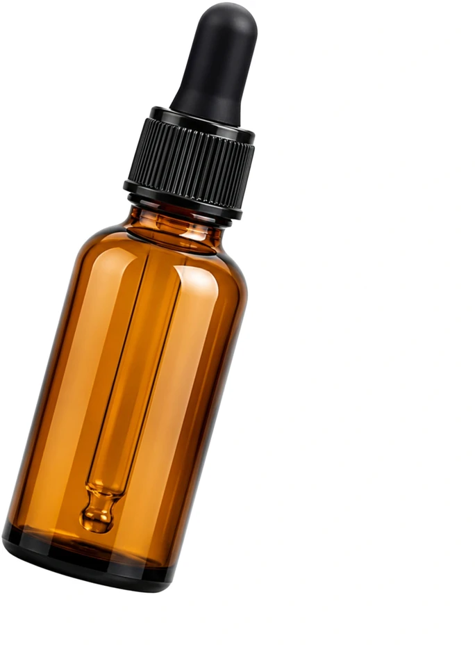 Plastikinis butelis su metaliniu dangteliu 30ml - mėginio buteliukas