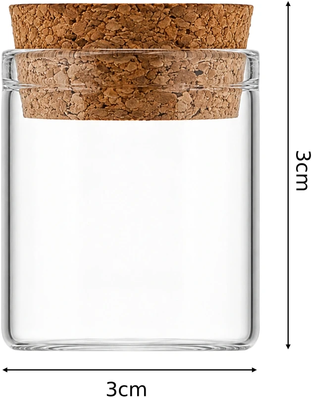 Plastikinis butelis su metaliniu dangteliu 30ml - mėginio buteliukas