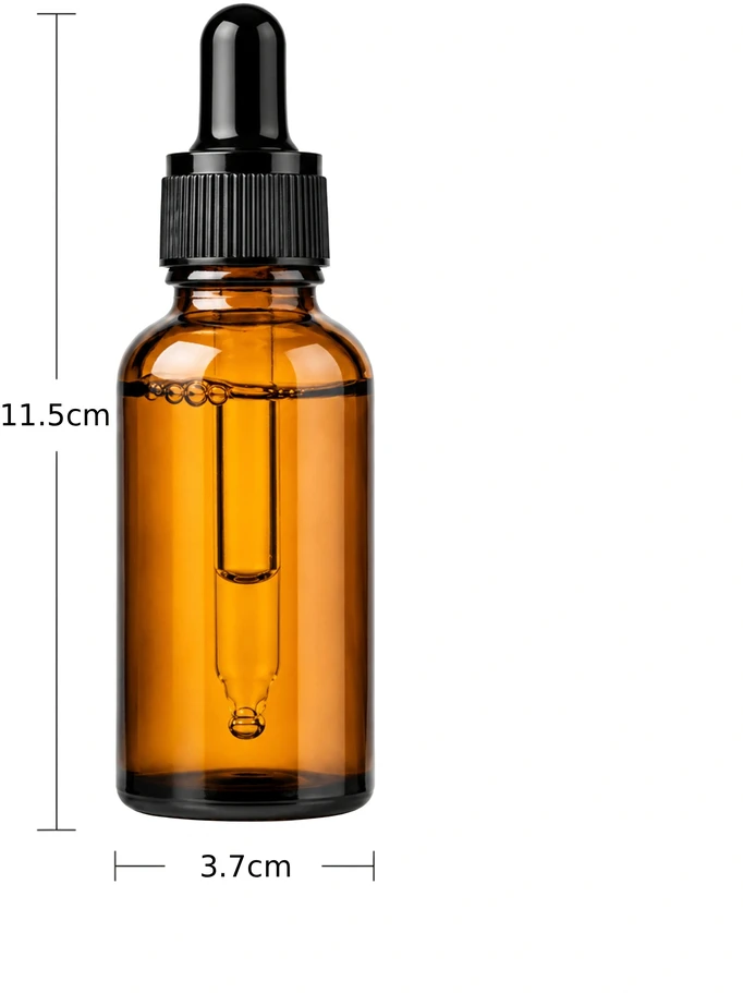 Plastikinis butelis su metaliniu dangteliu 30ml - mėginio buteliukas