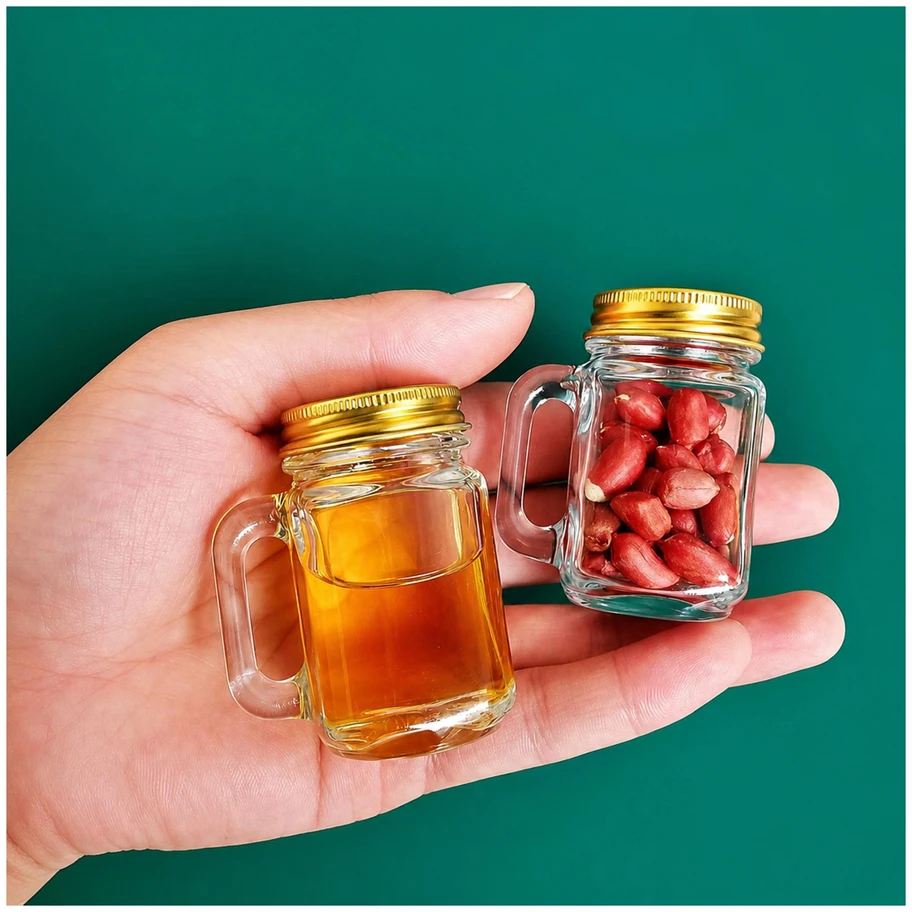 Plastikinis butelis su metaliniu dangteliu 30ml - mėginio buteliukas