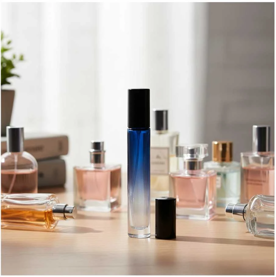 Plastikinis butelis su metaliniu dangteliu 30ml - mėginio buteliukas